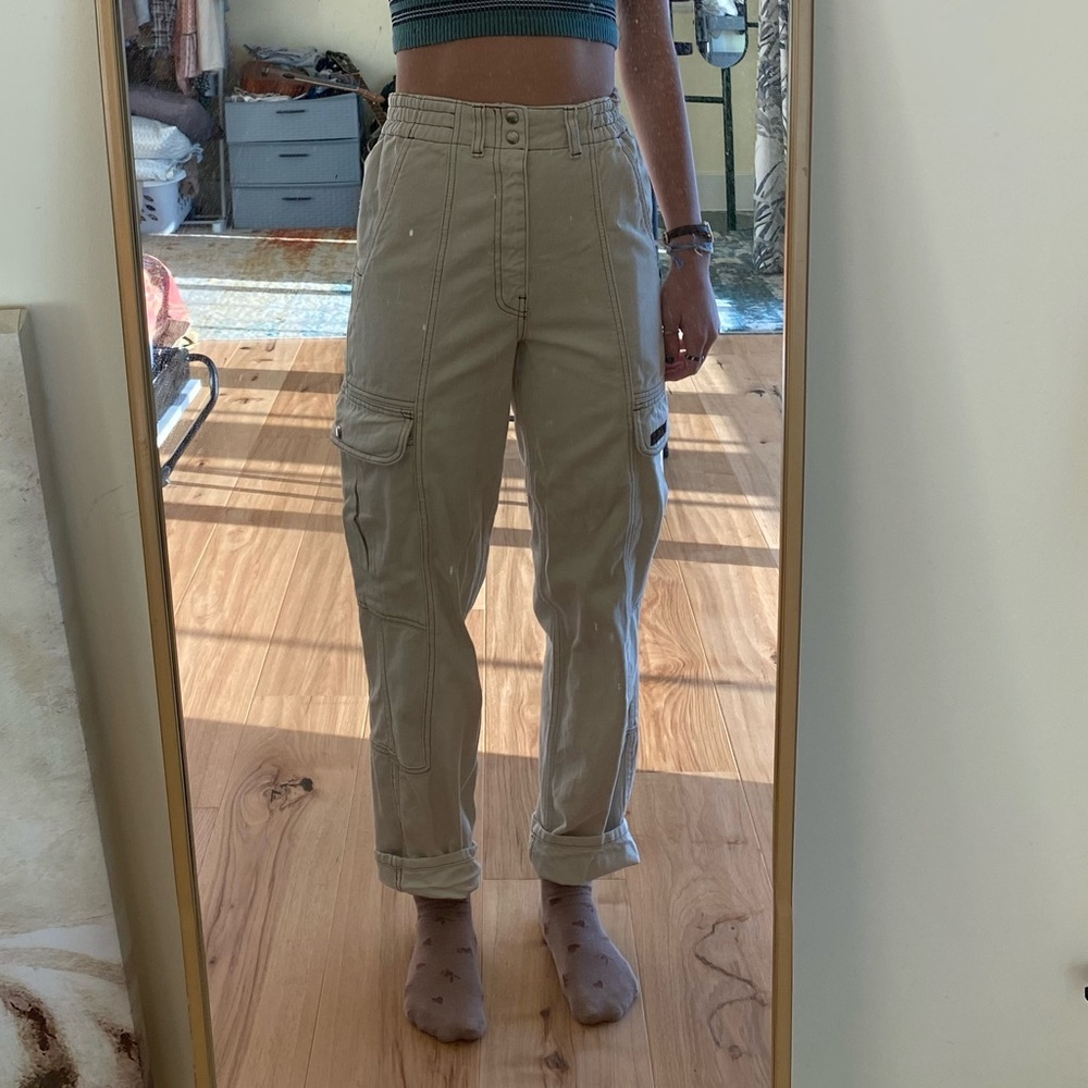 White relaxed skate jean